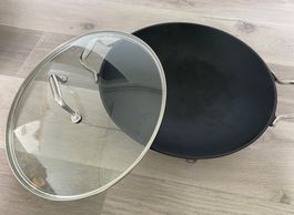 Bratpfanne Pfanne Topf Kochtopf Kuhn Rikon  Gusseiserne wok