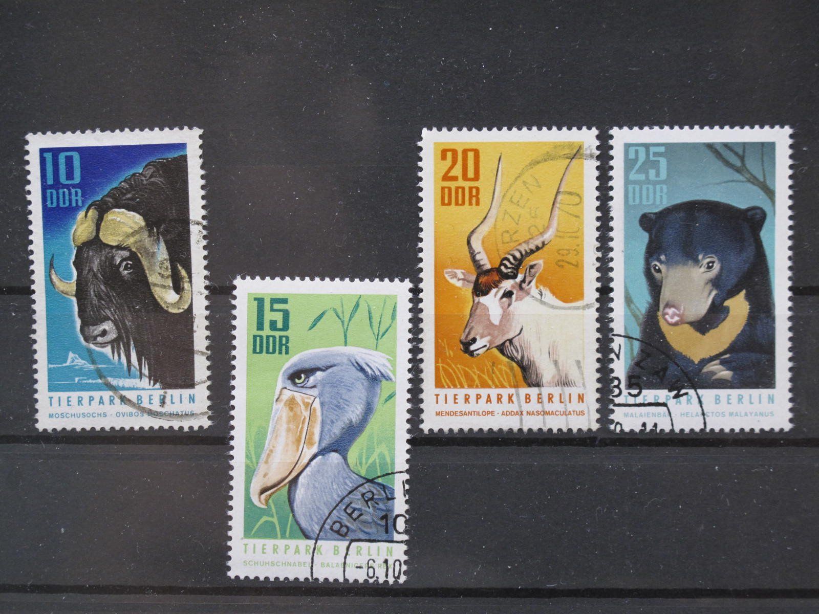 Tutti i francobolli: DDR 1970 Tierpark Berlin gest – Usato da Wil SG venduto da fva01