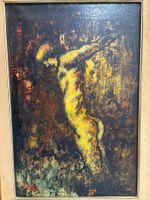 62 x82 cmhoch/ L. Jona 1975/ Ölgemälde uomo bello Akt hübsch