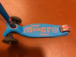 Maxi Micro Kinder-Trottinett blau – höhenverstellbar