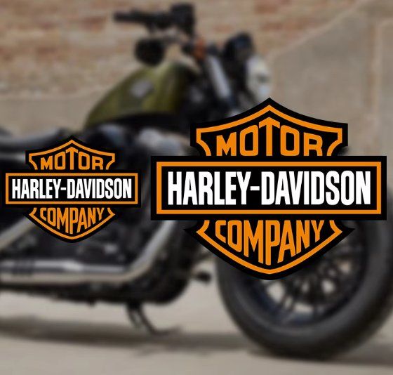Stickers Harley-Davidson 12 cm J078 2