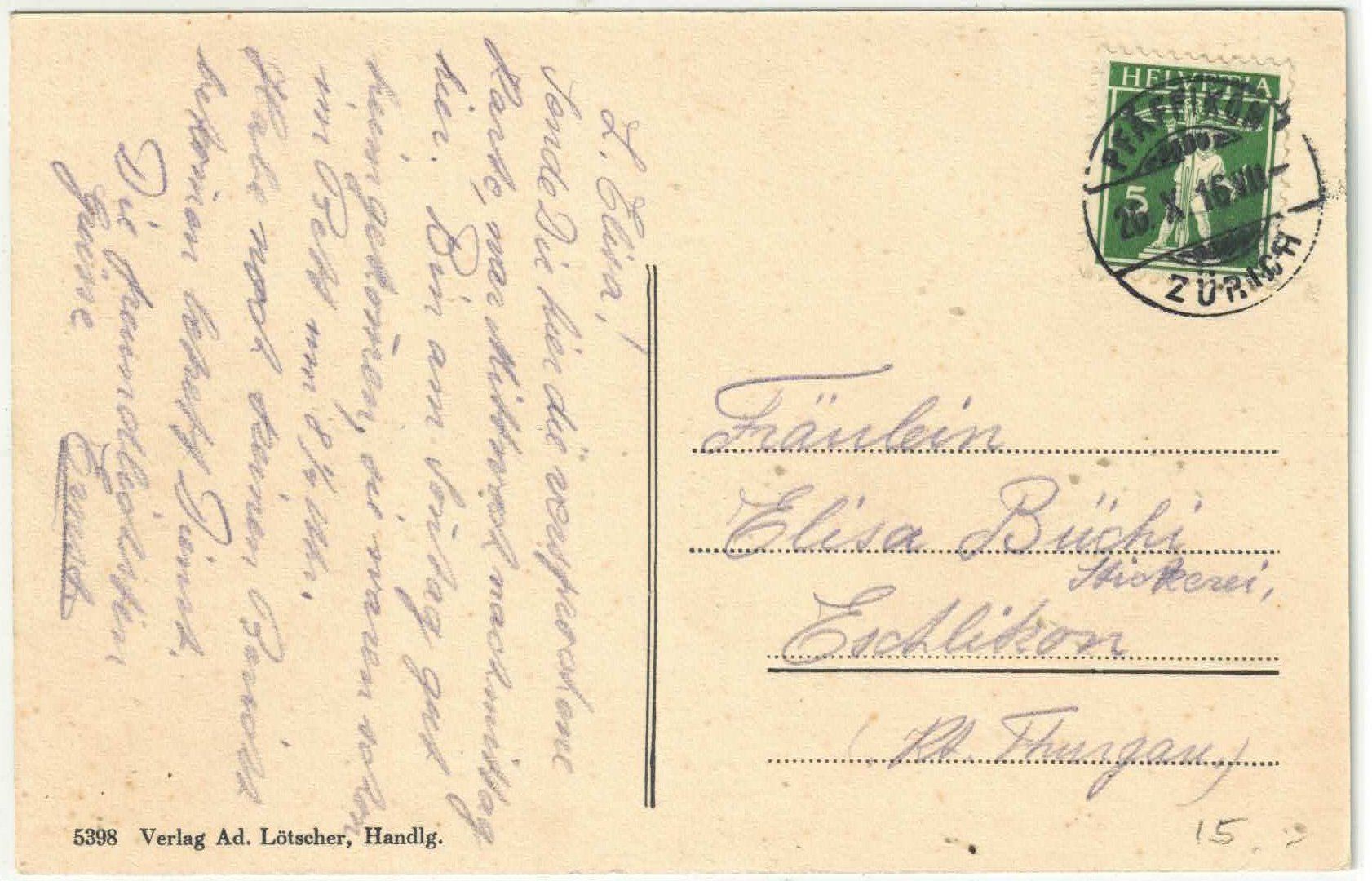Cartoline postali: Pfäffikon ZH - Seestrasse - animee – Usato da Ettingen venduto da Kartenplanet 1