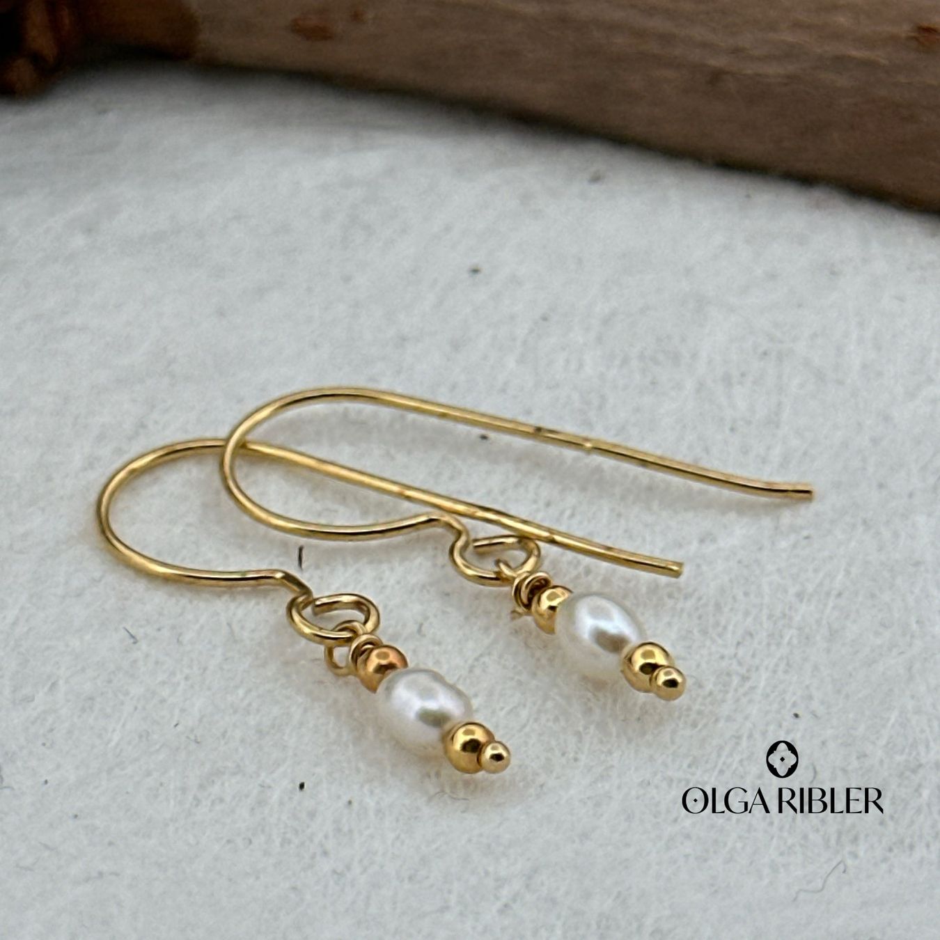 Olga Ribler Ohrringe & -stecker: Sterling Silber 925 Ohrringe mit kleinen Perlen – Neu (gemäss Beschreibung) aus Luzern von Schmuckoutlet 1