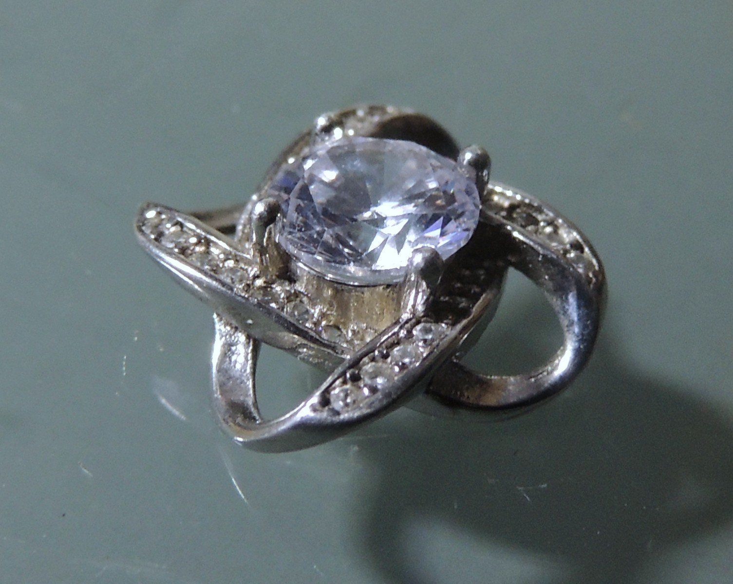Anhänger: Silber 925 Anhänger mit Zirkonia – Gebraucht aus Waldenburg von schaller707 2