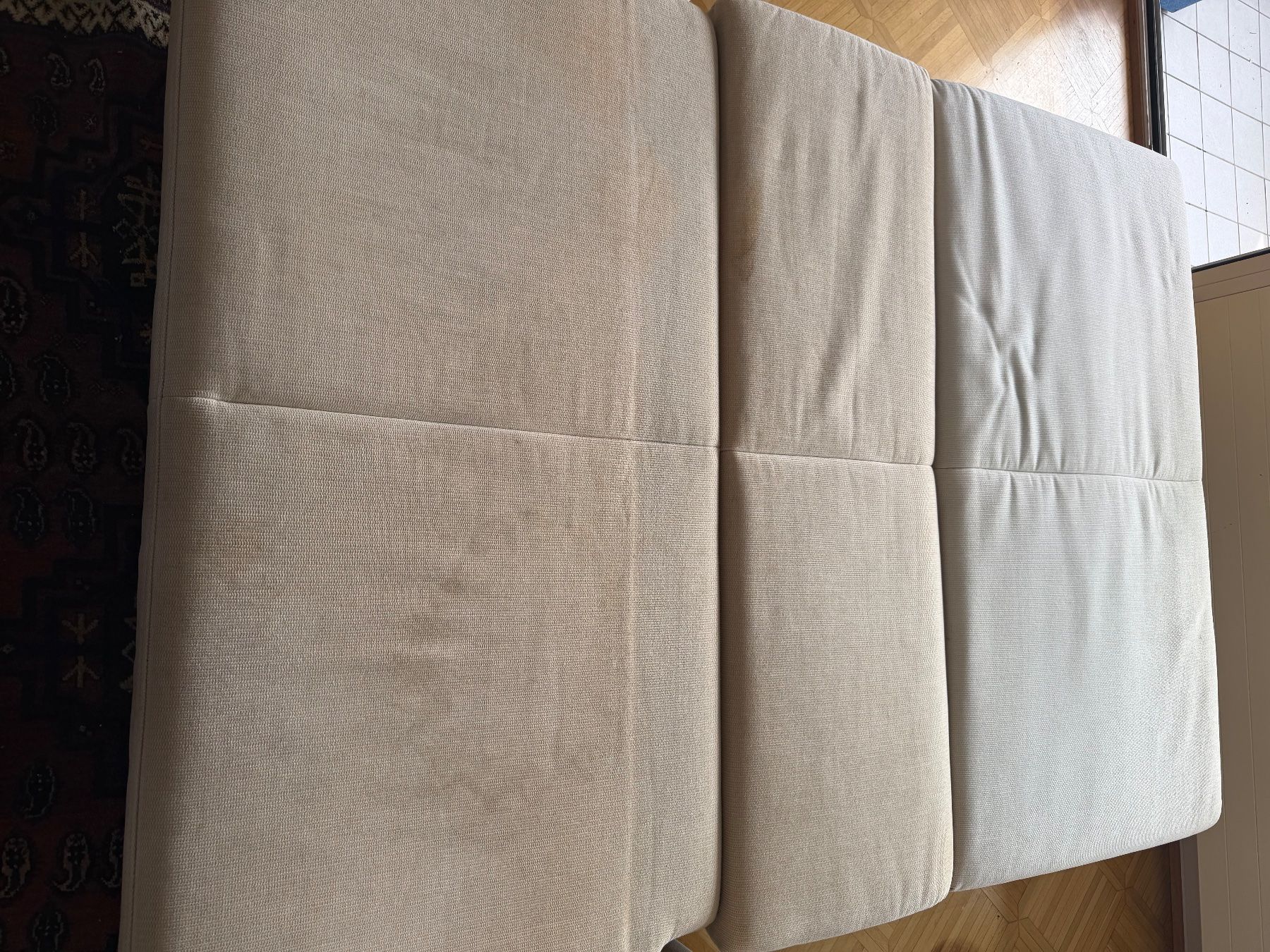 Sofas: Schlafsofa, hellbeige, gebraucht – D'occasion à Emmenbrücke par jma_xkj5 2