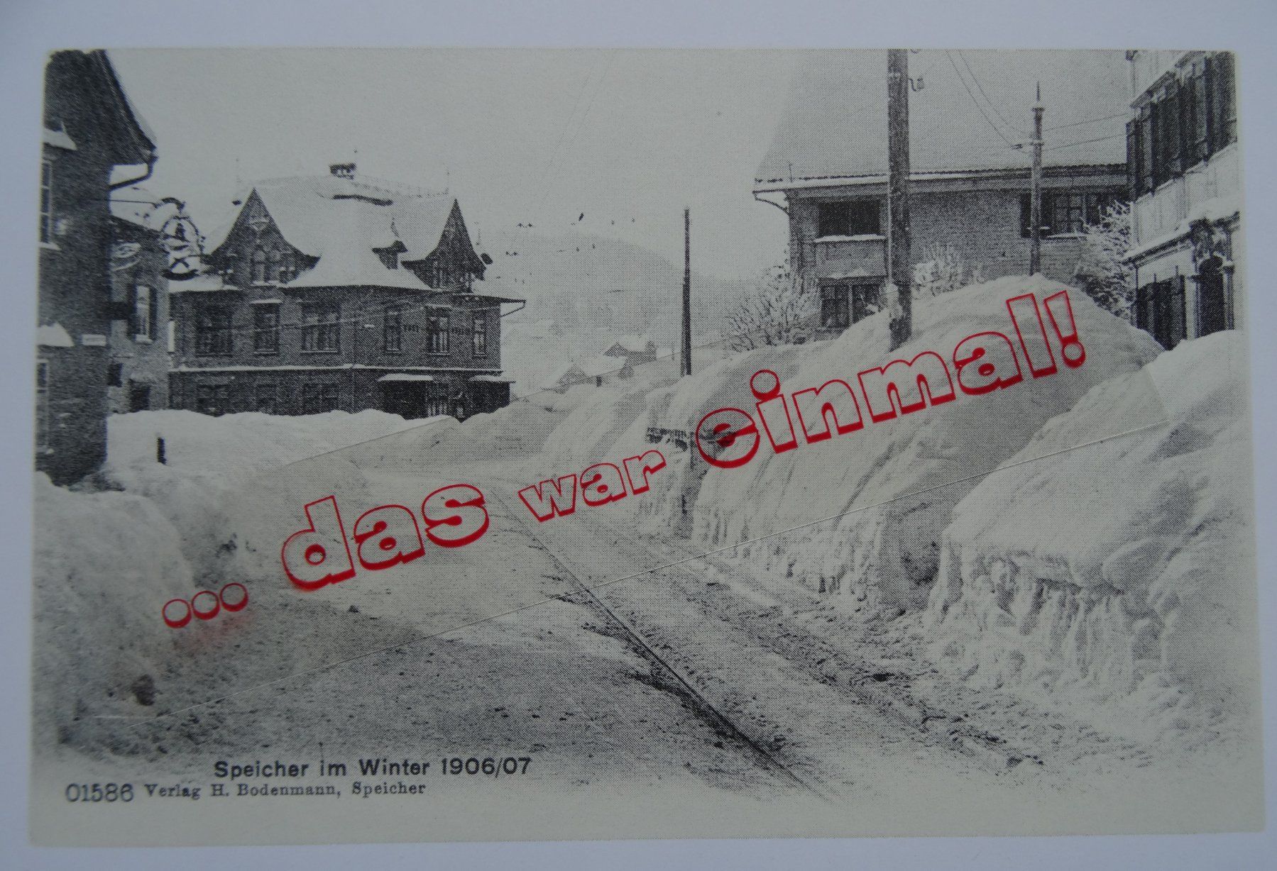 Cartoline postali: Appenzell Speicher  anno 1906 – Usato da Safnern venduto da Wstussi