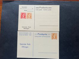 2 Postkarte alt ungebraucht    (G3731)
