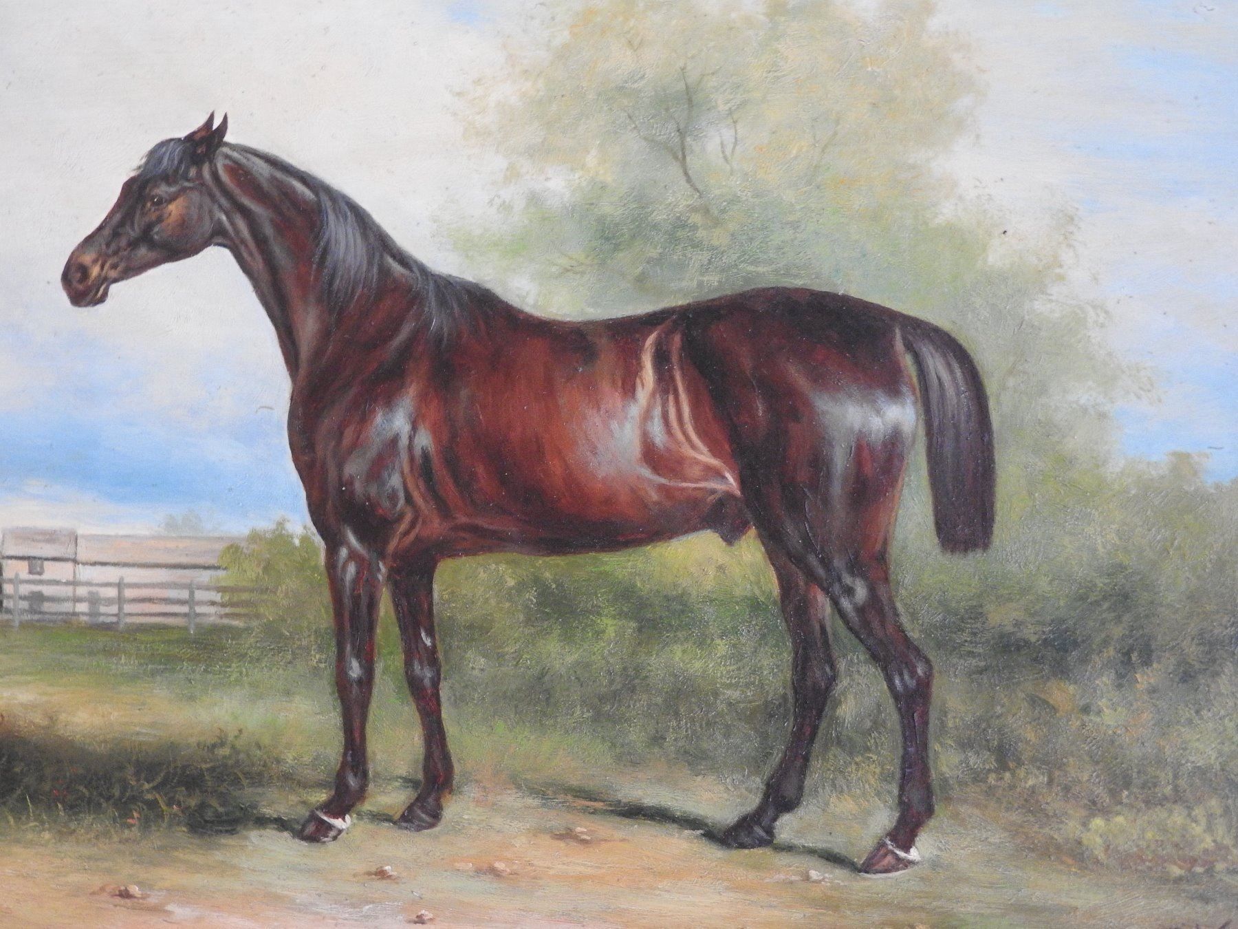 Tableaux: Oelbild - H.W. Weekes - englischer Maler – D'occasion à Stetten AG par Brissago25 1