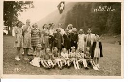 Schulklasse auf dem Rütli 1947