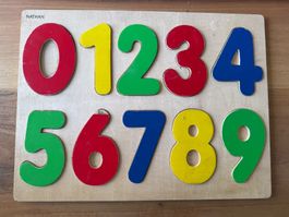 Holz Puzzle Zahlen Montessori