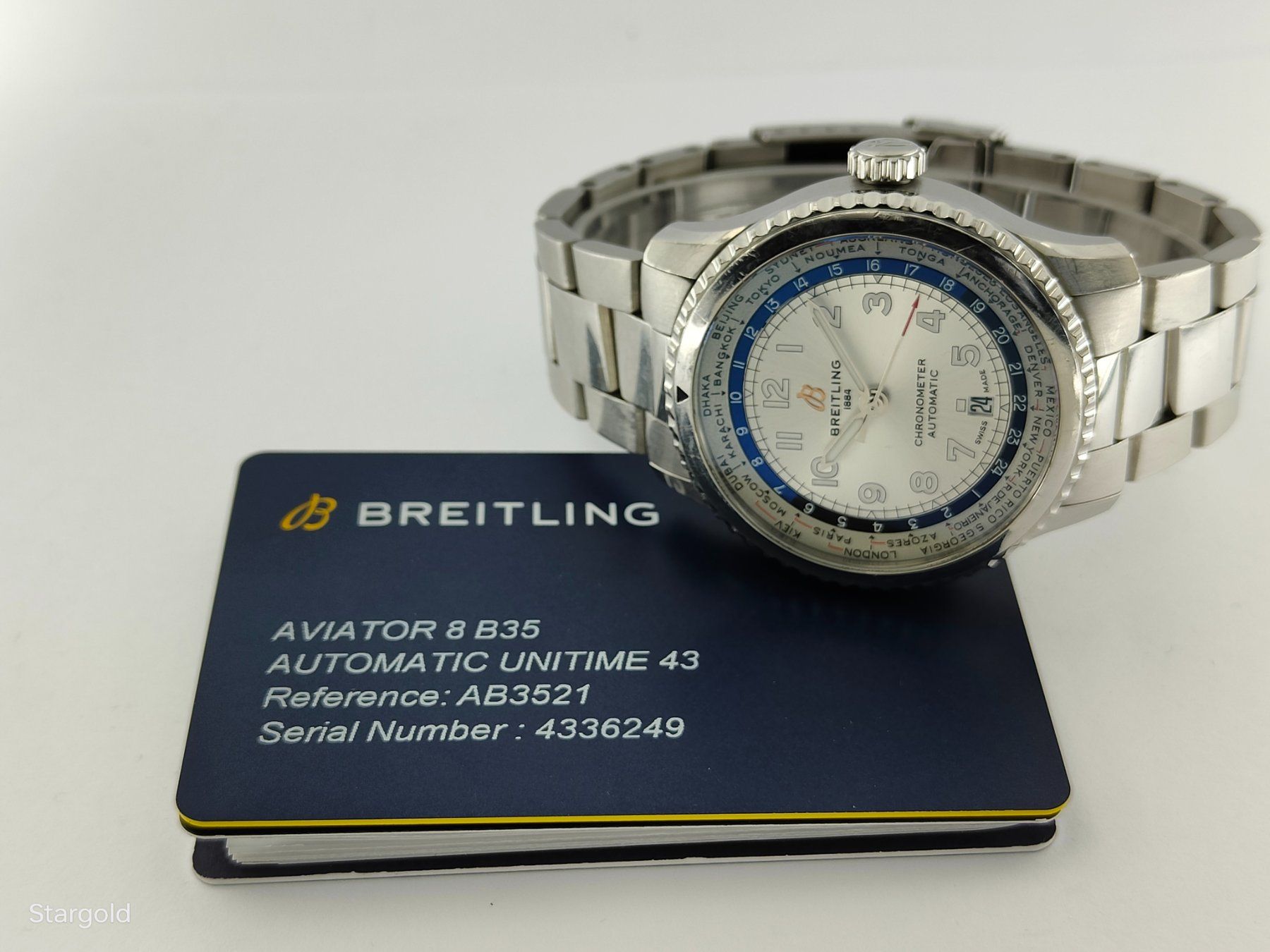 Breitling Montres: Breitling Aviator 8 B35 Unitime – D'occasion à Zürich par Stargold-Uhren 7