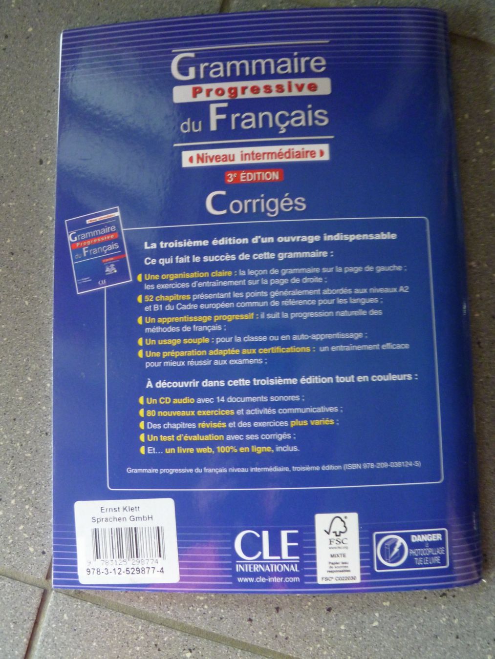 Libri: Grammaire Progressive du Français Corrigés Büchlein – Usato da Dättlikon venduto da Mamakuga 6