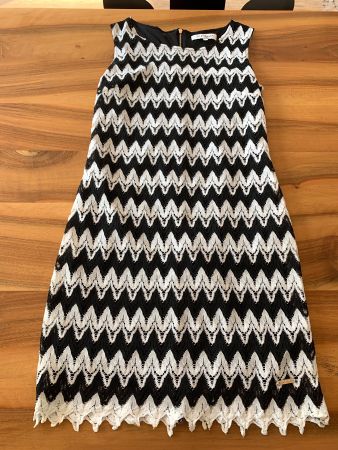 JUS d'Orange Traum Kleid Black & White Gr. T2/36