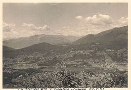 Lugano (TI) Alpi dal Monte San Salvatore Foto 10 x 7