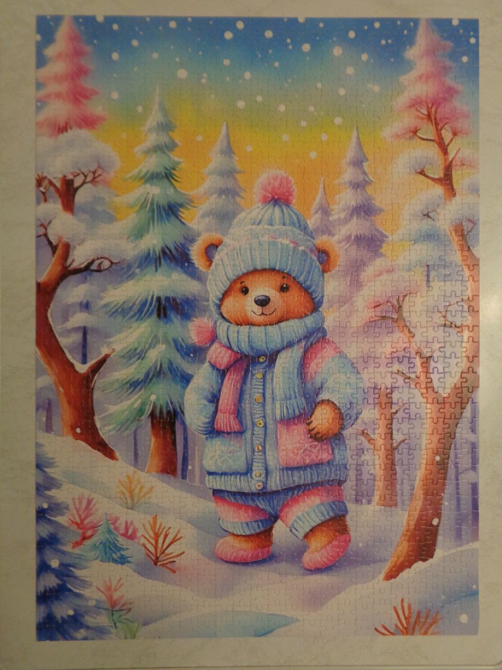 Puzzle: Puzzle 1000 Teile Winterbär – Usato da Dietikon venduto da chroetli77 1