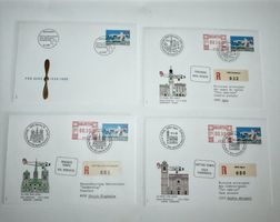 Briefmarken /Set 4xErstagsbriefe /pro Aero 50 J - 1938 -1988