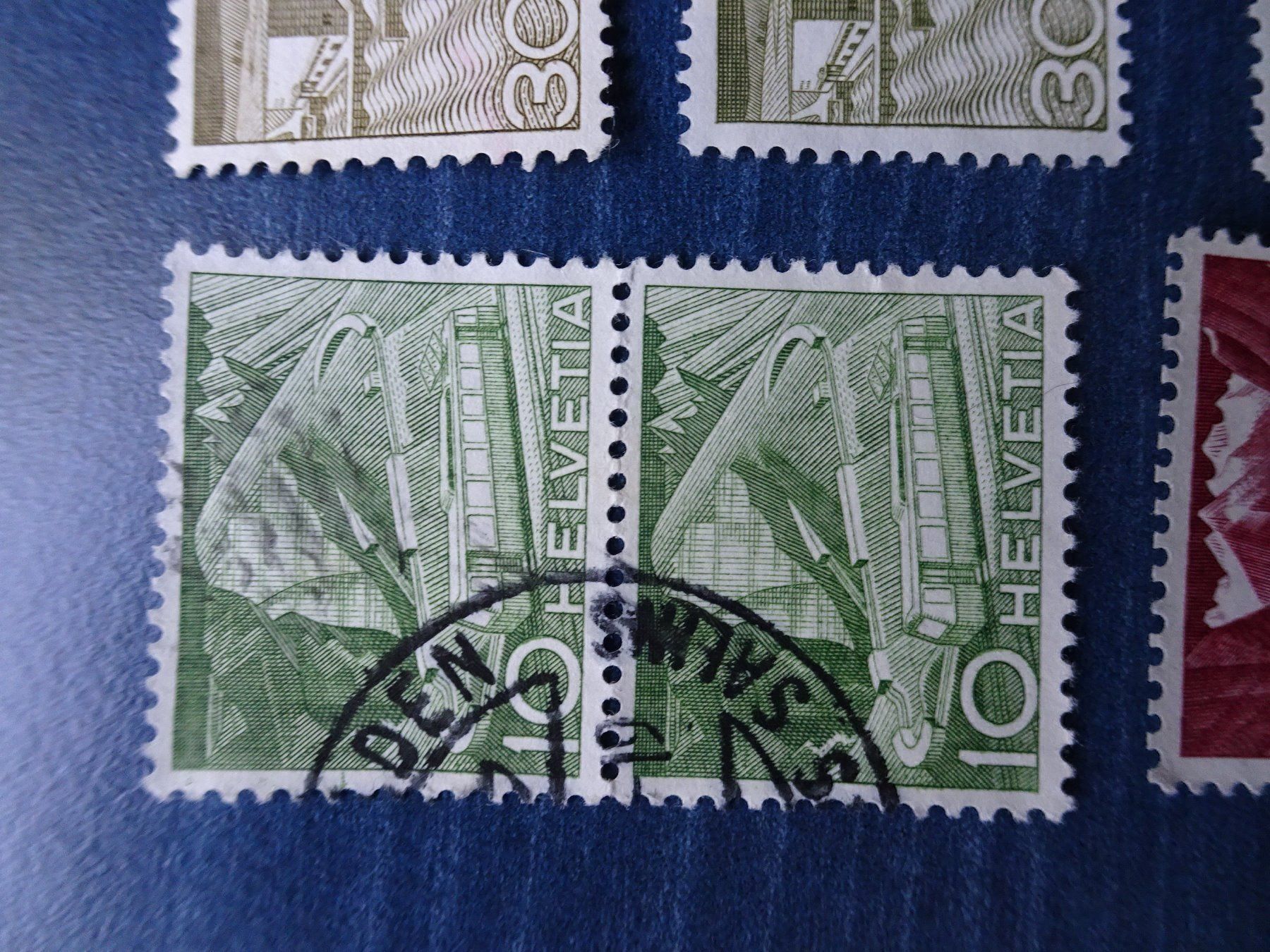 Tous les timbres: 1949  Div. 2er-Streiffen – D'occasion à Aadorf par Chnorli-Furz 5