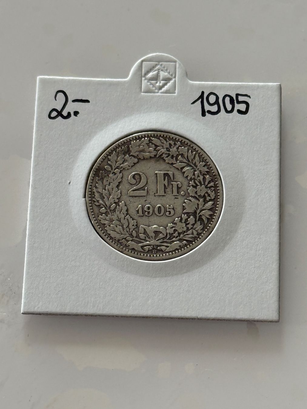 Tutti le monete: 2 Franken 1905  Rar – Usato da Wallisellen venduto da SWISS_SILVER1