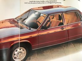 Prospekt Audi 100 1978