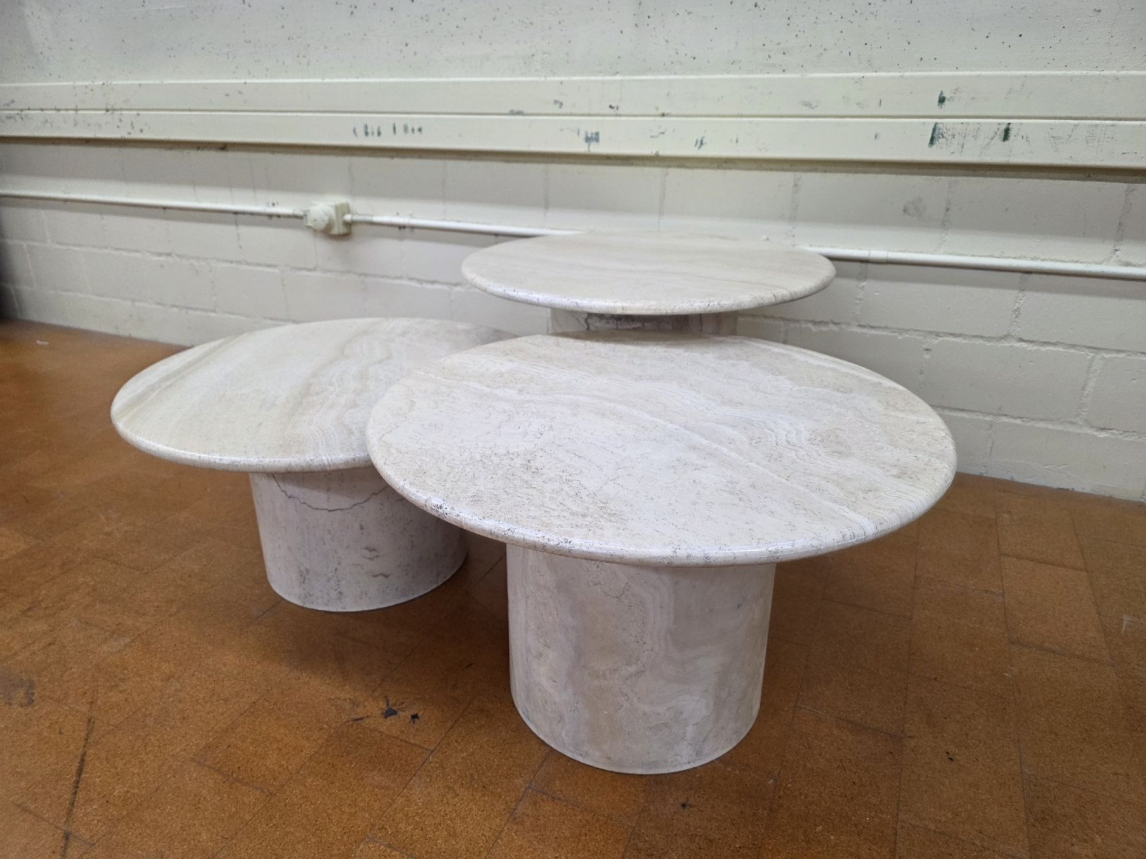 Tavoli: Designer Couchtisch Set aus Travertin  – Usato da Lichtensteig venduto da Usedinstorecom 2