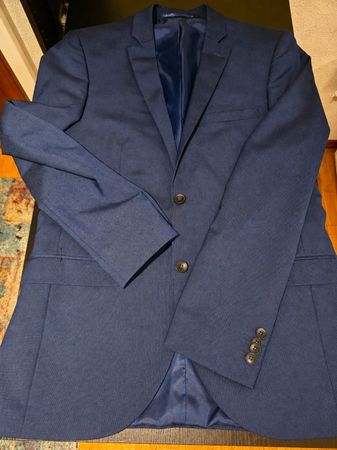 Herren Anzug Slim Fit Blau Gr. 46/Top Zustand
