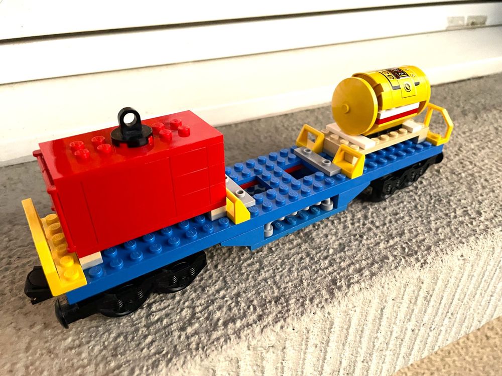 LEGO Eisenbahn # Container Tragwagen (Gebraucht) in für CHF 26 – mit ...