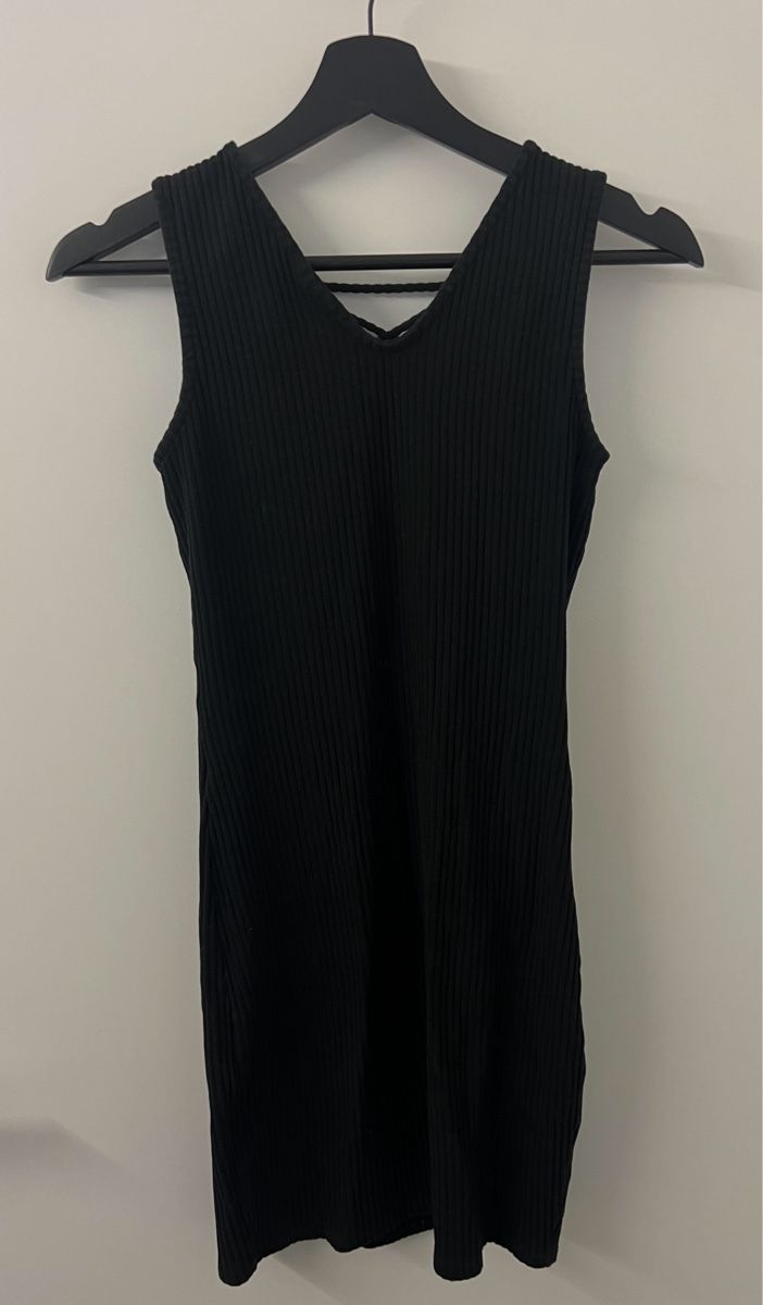 Only Vestiti: Rib lace up short dress – Usato da Niederbipp venduto da closetbynessa 1