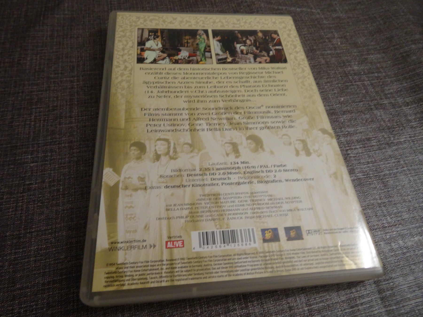 Tous les DVDs: Sinuhe der Ägypter DVD – D'occasion à Olten par Disc-Verkauf 2