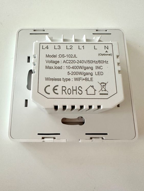 Smart Home WiFi Switch 3 Gang Light Switch New 4