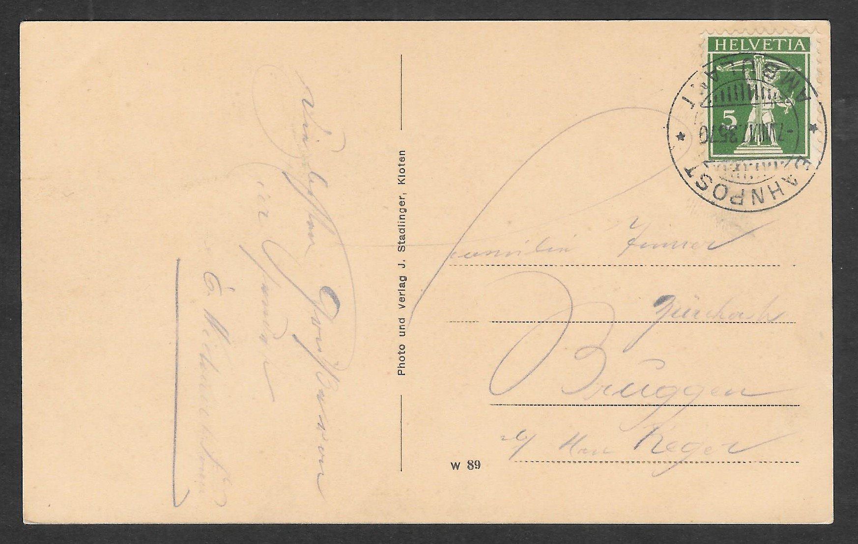 Cartoline postali: Flums Alter Lindenplatz – Usato da Olten venduto da clotaldi 1