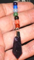 Halskette D-886 – Amethyst mit 7 Chakra
