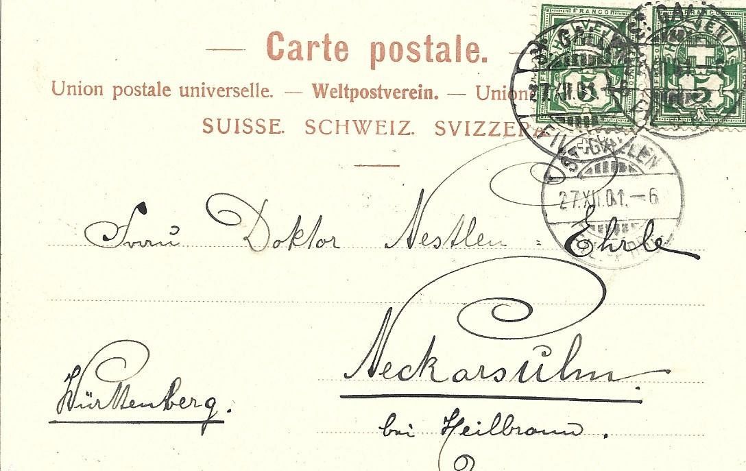 Cartoline postali: AK At.Gallen  Rosenbergstrasse – Usato da Appenzell venduto da mai25 1