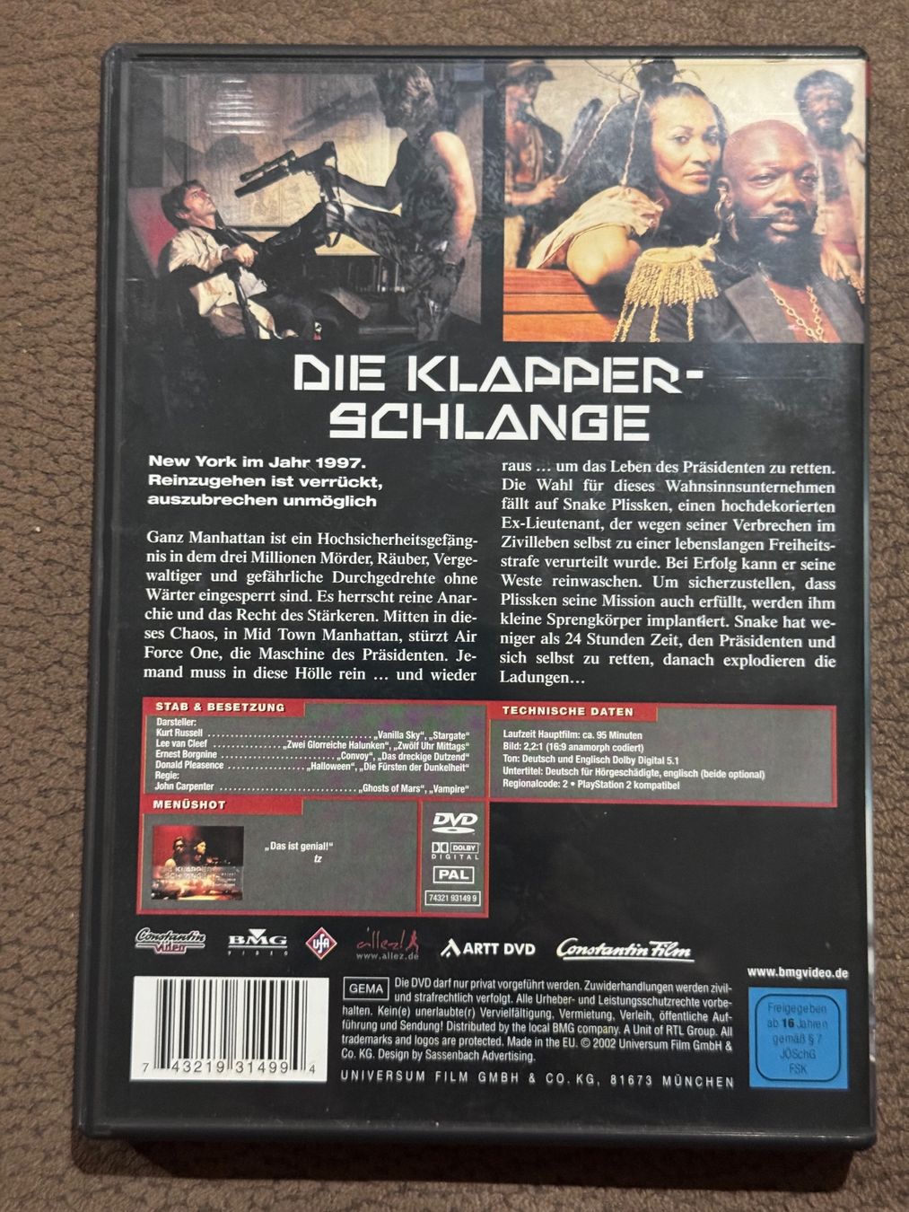 Tutti i DVDs: Die Klapperschlange – Usato da Dietikon venduto da MuNathy 2