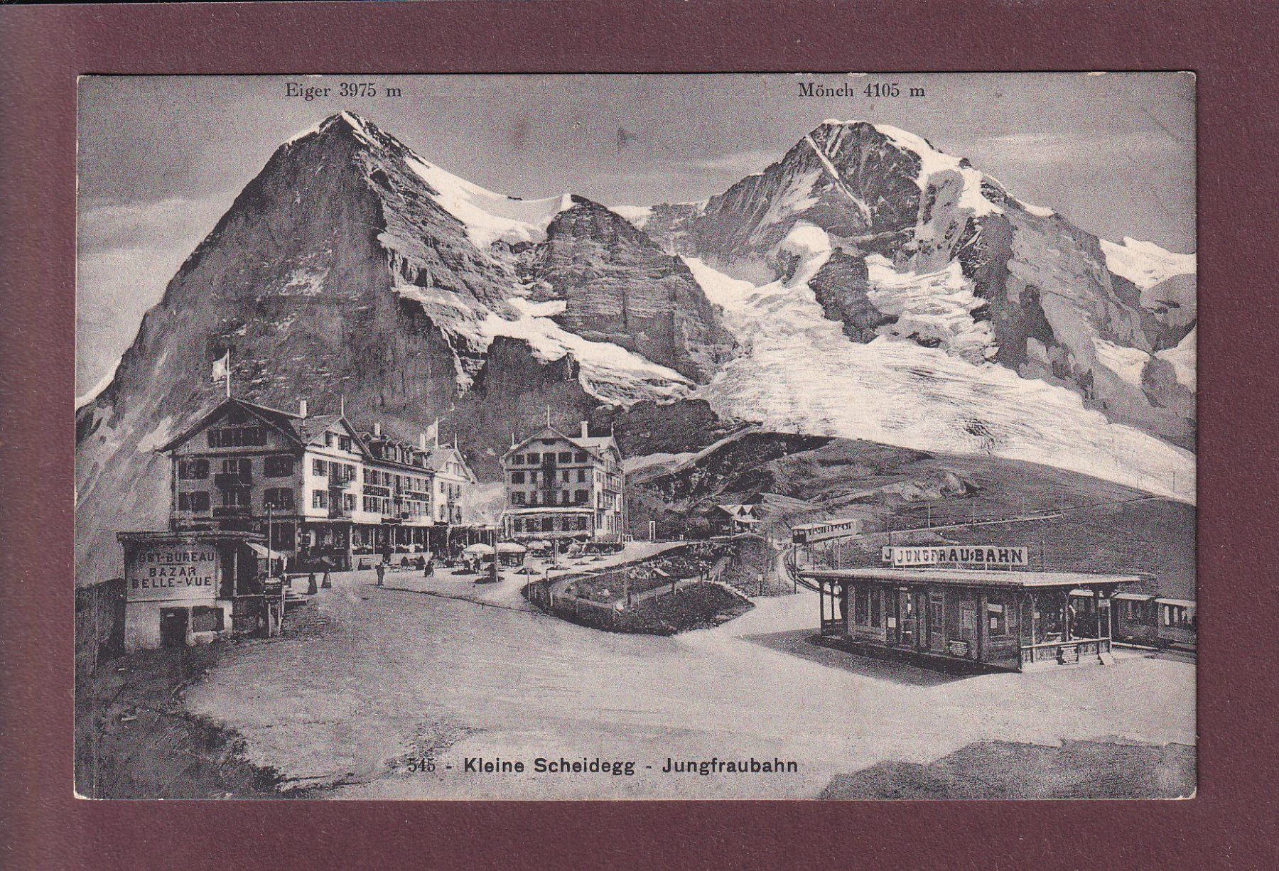 Cartoline postali: KLEINE SCHEIDEGG - Jungfraubahn – Usato da Pully venduto da nicecards