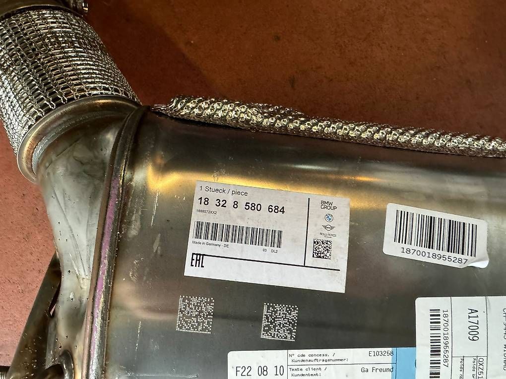 Sistemi di scarico: Partikelfilter BMW X5 – Usato da Marbach Sg venduto da GarageFreund 3