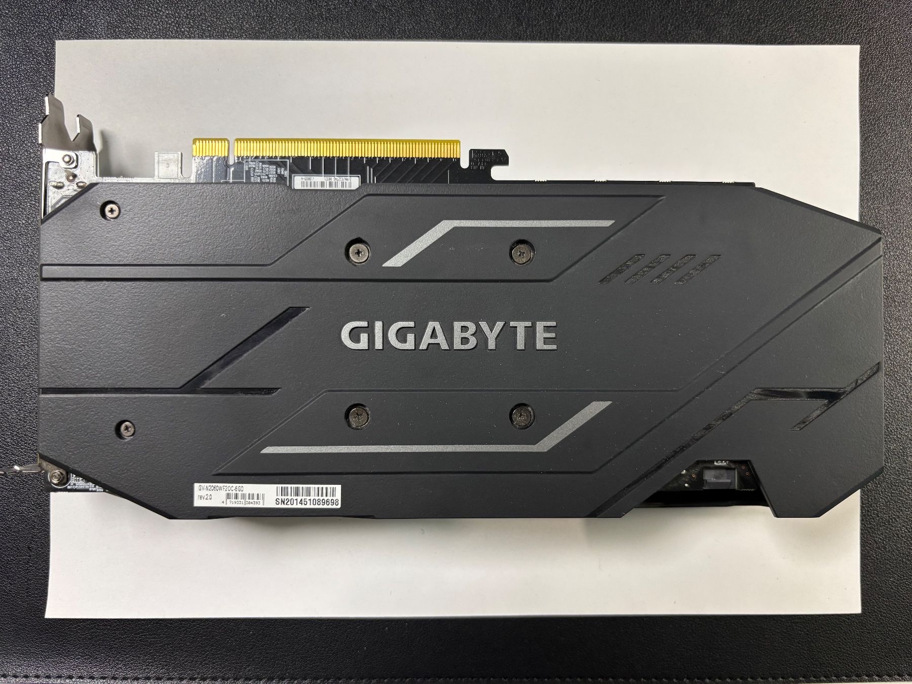 Gigabyte Grafikkarten: Gigabyte GeForce RTX 2080 WINDFORCE OC 8GB – Gebraucht aus Genève von chr_7nws
