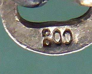 Ketten: Kette 800 Silber mit Kettenpanzer Muster vor 1985 – Gebraucht aus Muri AG von silvermouse007 2