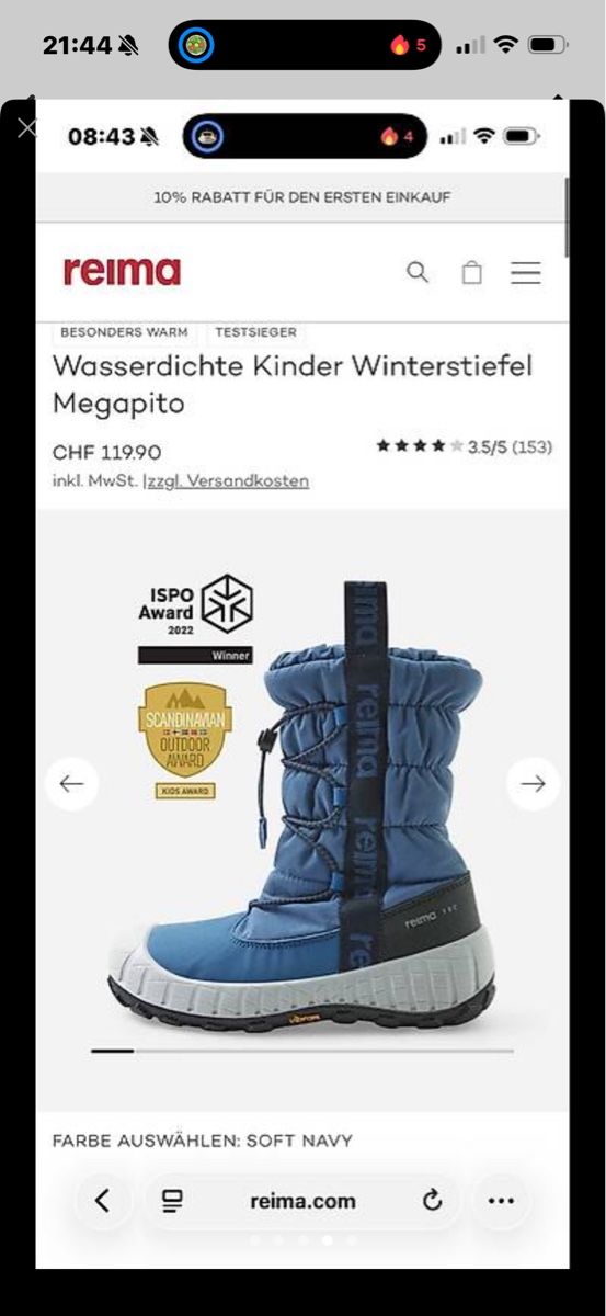 Reima Chaussures garçon: Reima Kinder Winterstiefel  Grösse 29 – Neuf (Voir description) à Schübelbach par Ale_Lia 4