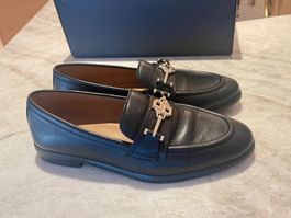 BOSS Loafer Leder schwarz Gr. 35