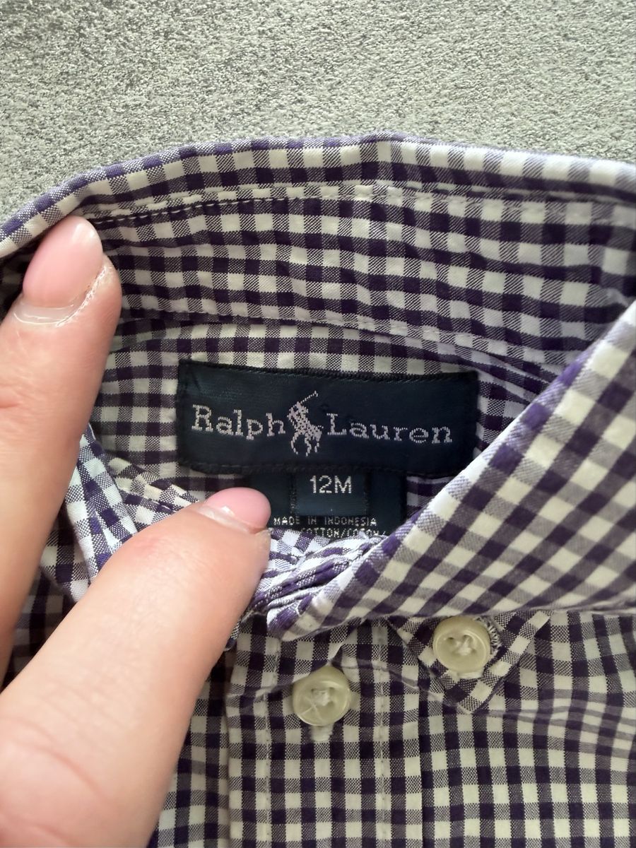 Ralph Lauren Hemden, Tops & T-Shirts: Hemd Ralph Lauren Kariert Grösse 12M – Gebraucht aus Forch von Jini_5487 1