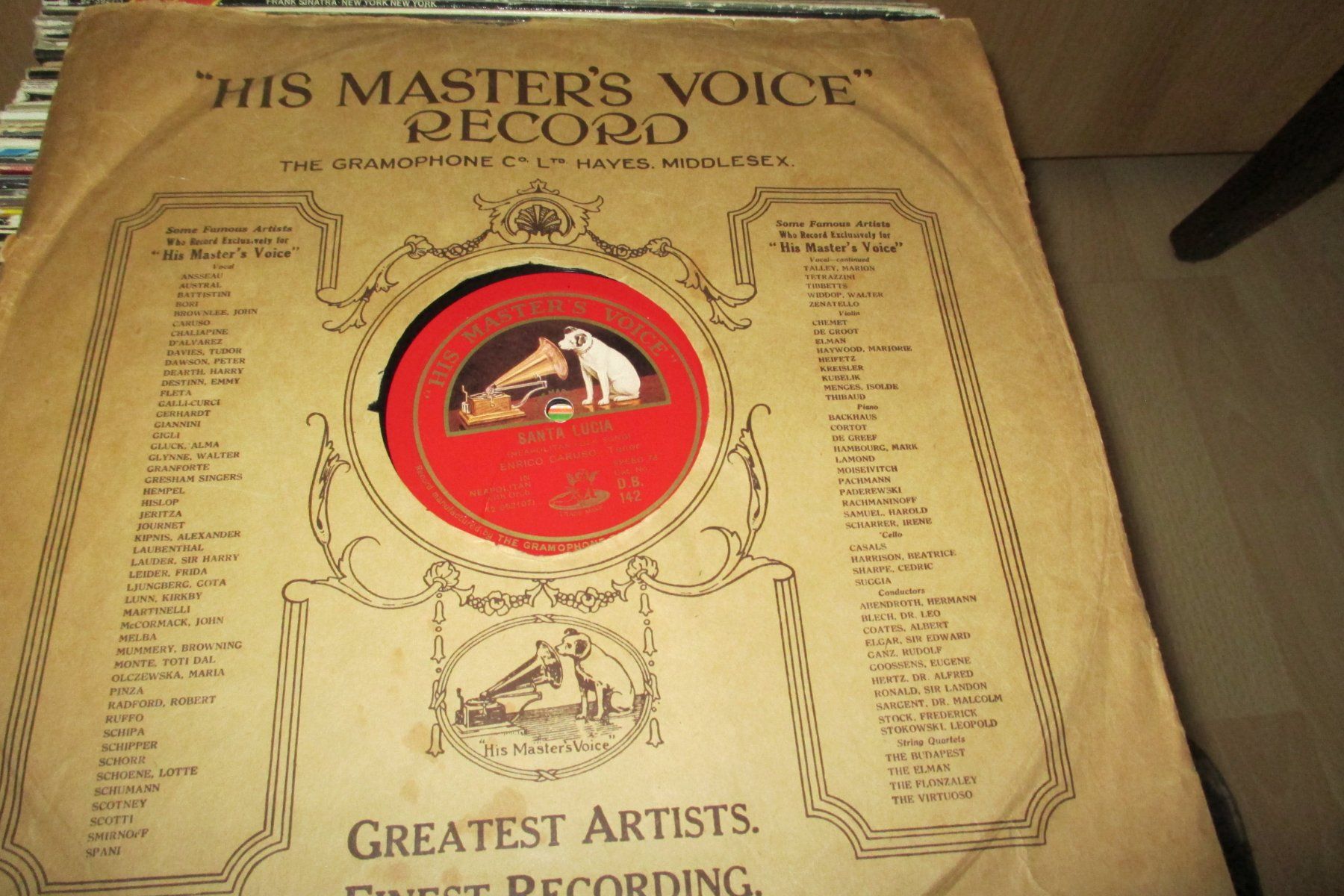 Dischi in vinile: ENRICO CARUSO – Usato da Zürich venduto da burgi9