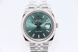 Rolex Datejust 41 Grün Jubilee 126334 FS 1. Hand, 2026 & NEW