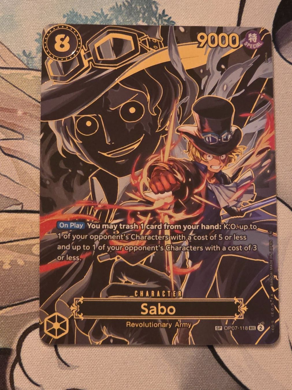 Bandai Carte collezionabili: One Piece Card Game Sabo OP07-118 SP – Usato da Winterthur venduto da nadineM97