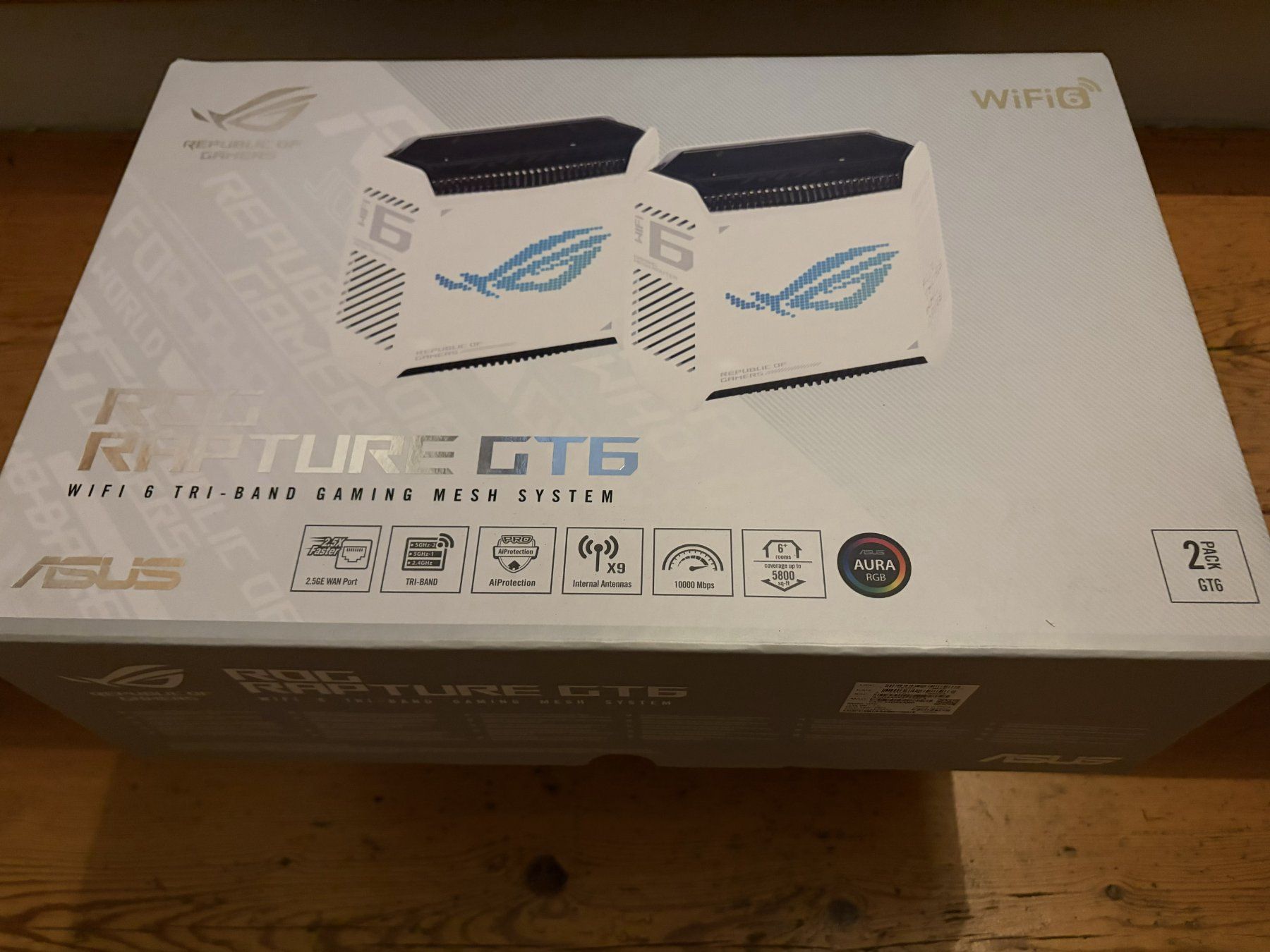 Modems & Router: ASUS ROG Rapture GT6 2er-Set – Neu und originalverpackt aus Schlatt ZH von Udaipur 1