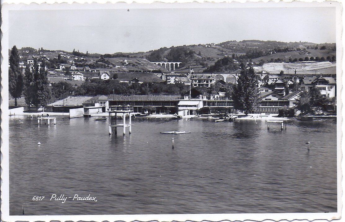 Cartoline postali: PULLY - PAUDEX, les bains – Usato da Les Verrières venduto da Scampi0
