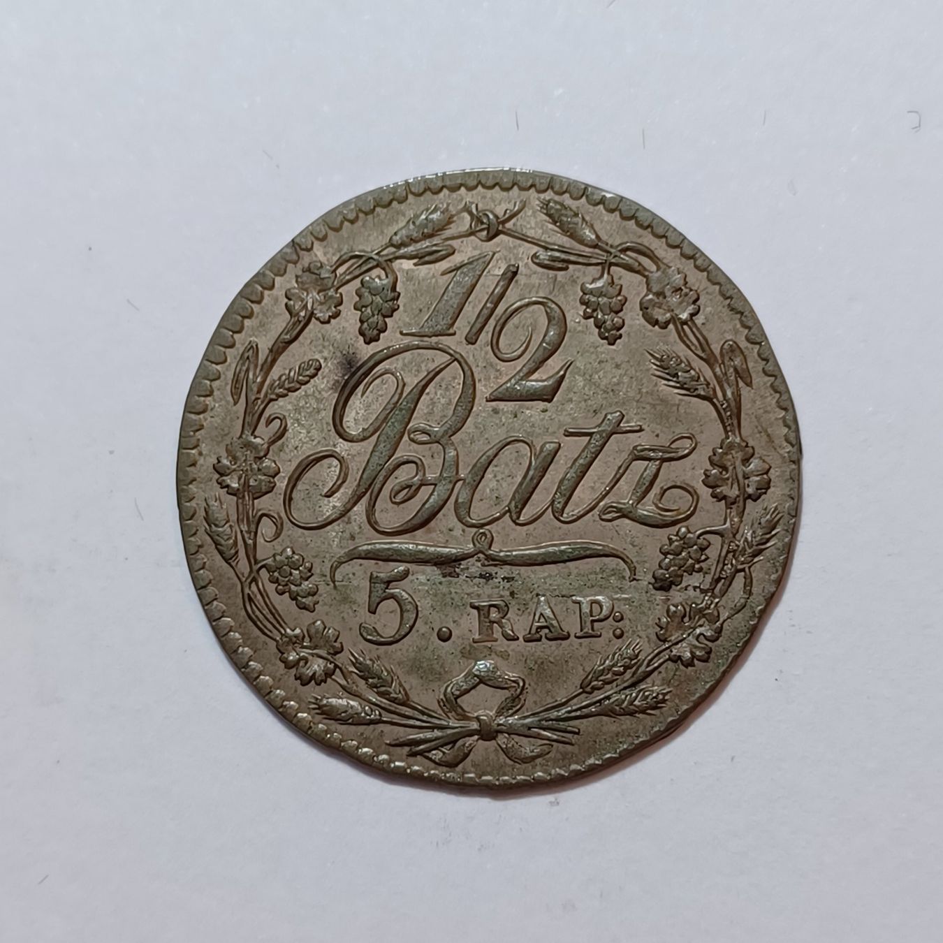 Alle Münzen: 1/2 Batzen 1813 Waadt – Gebraucht aus Pfäffikon ZH von Schweizer_Muenzen