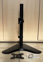 Support de moniteur noir réglable