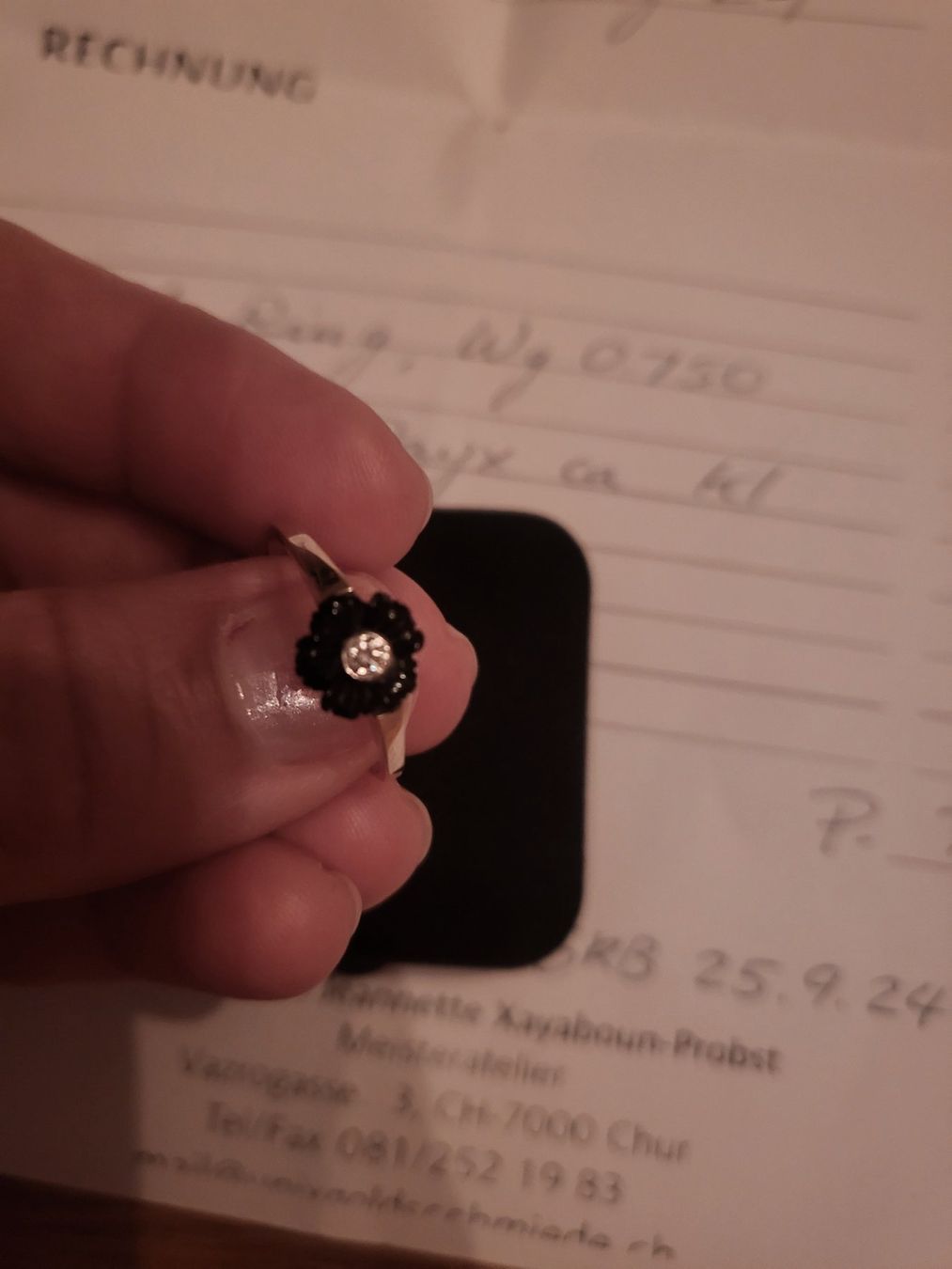 Anelli: 1 Ring grösse 57/58 Weissgold und Diamant – Usato da Luzern venduto da jan_br9k