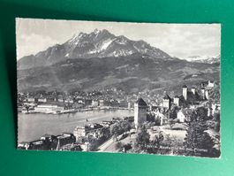 Luzern, Müseggtürme mit Pilatus