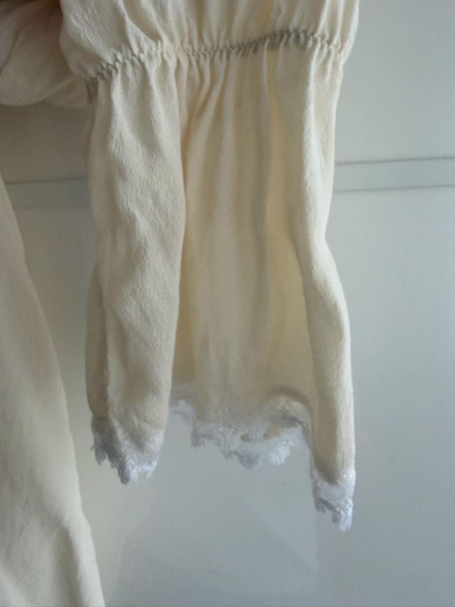 Chloé Camicette: See by Chloé Bluse mit Rüschen, Crèmefarben, Grösse 34 – Usato da Winterthur venduto da marisole4 4